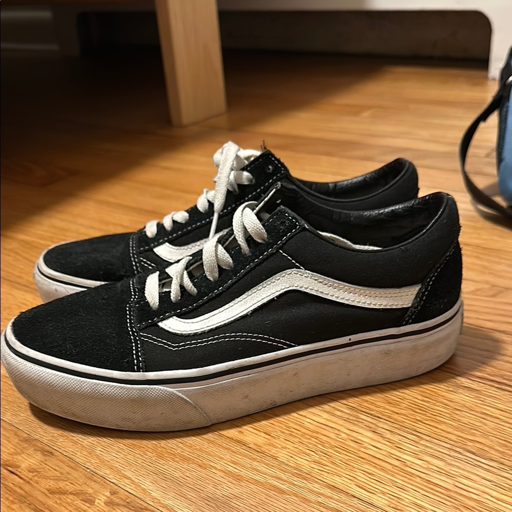 Vans Black and White Sneakers